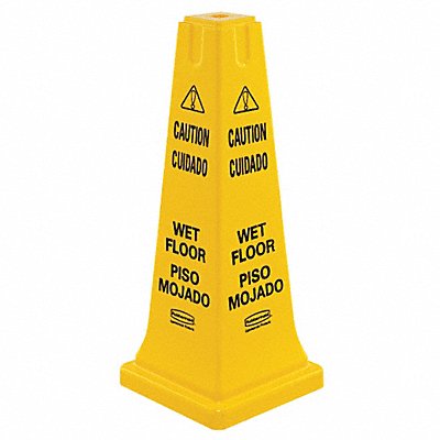 Safety Cone Yellow HDPE 26 in H MPN:FG627777YEL