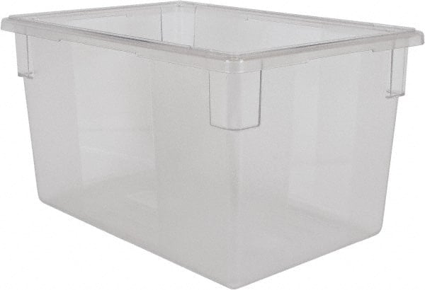 Food Tote Box Container: Polycarbonate, Rectangular MPN:FG330100CLR