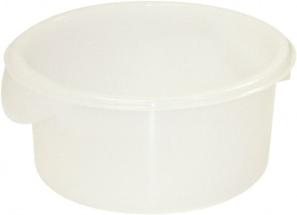 Food Storage Container: Polyethylene & Polypropylene, Round MPN:FG572100WHT