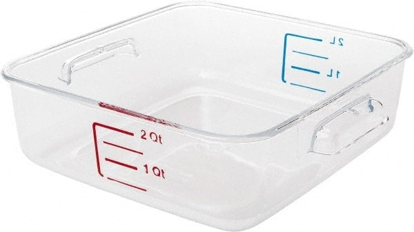 Food Storage Container: Polycarbonate, Square MPN:FG630200CLR