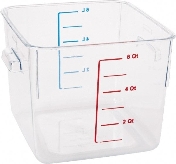 Food Storage Container: Polycarbonate, Square MPN:FG630600CLR