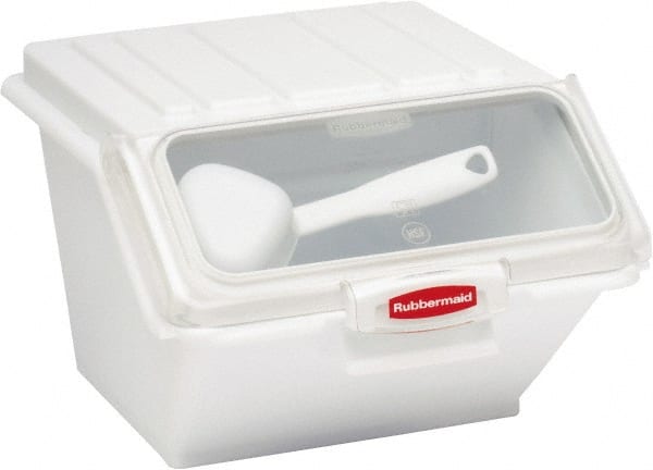 Food Bin Container: Polypropylene, Rectangular MPN:FG9G6000WHT