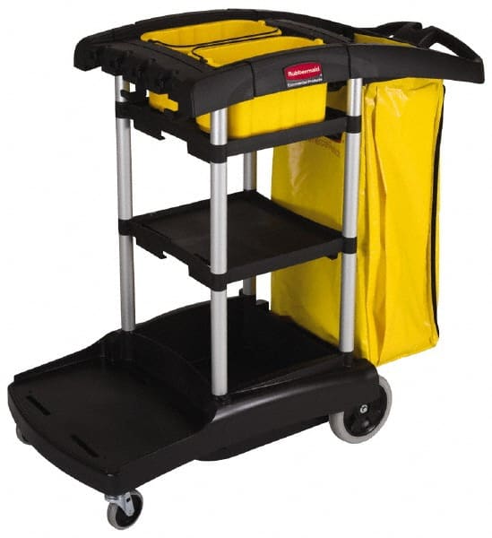 Polyethylene Janitor Cart MPN:FG9T7200BLA