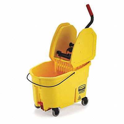 Mop Bucket and Wringer Yellow 11 gal MPN:FG757688YEL