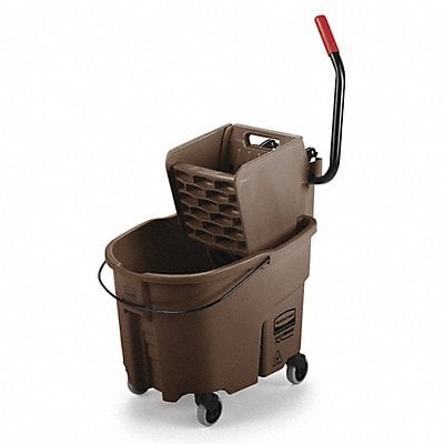 E4108 Mop Bucket and Wringer Brown 8 3/4 gal MPN:FG758088BRN