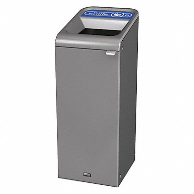 Recycle Container Rectangle 15 gal Gray MPN:1961615