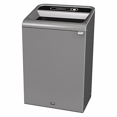 Recycle Container Rectangle 33 gal Gray MPN:1961628