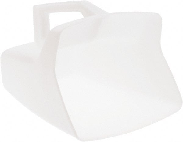 64 oz White Polycarbonate Flat Bottom Scoop MPN:FG288500WHT