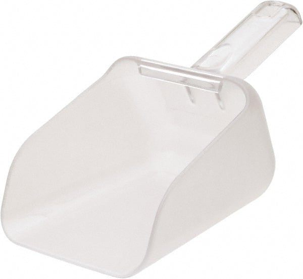 32 oz Clear Polycarbonate Flat Bottom Scoop MPN:FG9F7500CLR