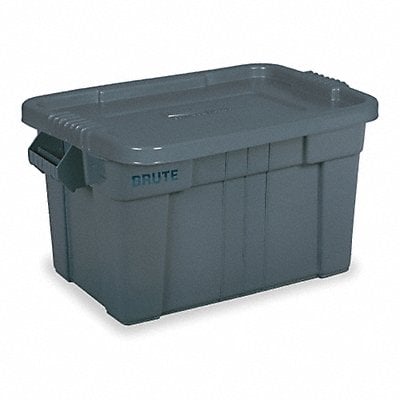 F8728 Storage Tote Gray Solid Plastic MPN:FG9S3100GRAY