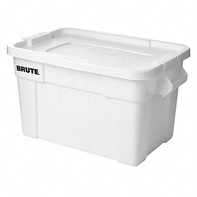 F8728 Storage Tote White Solid Plastic MPN:FG9S3100WHT