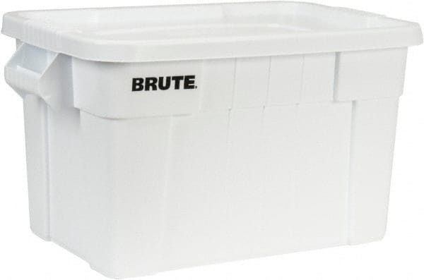 Polyethylene Storage Tote: 400 lb Capacity MPN:FG9S3100WHT