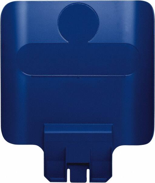 Trash Can & Recycling Container Lid: Square, For 23 gal Recycle Container MPN:2007909