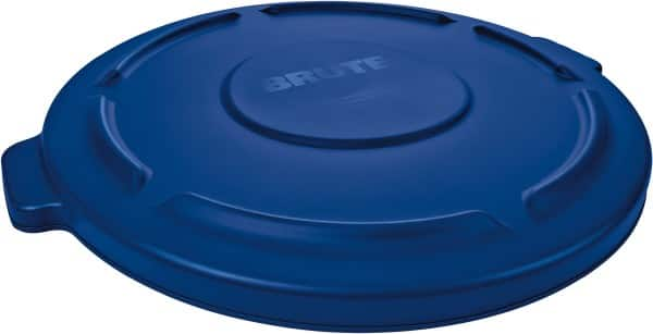 Trash Can & Recycling Container Lid: Round, For 32 gal Trash Can MPN:fg263100blue