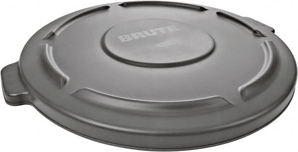 Trash Can & Recycling Container Lid: Round, For 32 gal Trash Can MPN:fg263100gray