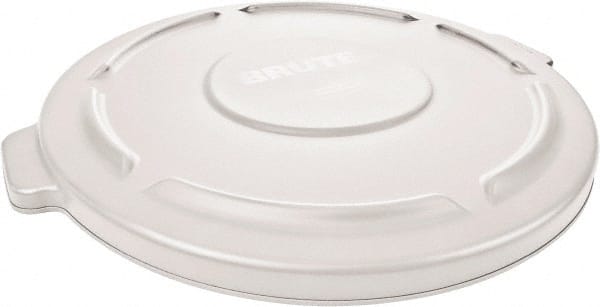 Trash Can & Recycling Container Lid: Round, For 32 gal Trash Can MPN:fg263100wht