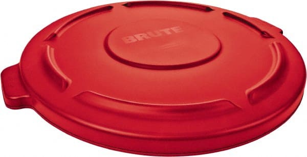 Trash Can & Recycling Container Lid: Round, For 55 gal Trash Can MPN:FG265400RED