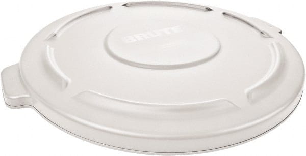 Trash Can & Recycling Container Lid: Round, For 55 gal Trash Can MPN:FG265400WHT