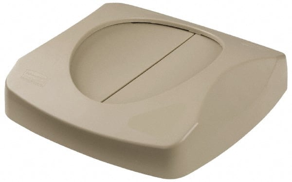 Trash Can & Recycling Container Lid: Square, For 23 gal Trash Can MPN:FG268988BEIG