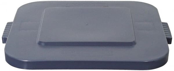 Trash Can & Recycling Container Lid: Square, For 28 gal Trash Can MPN:FG352700GRAY