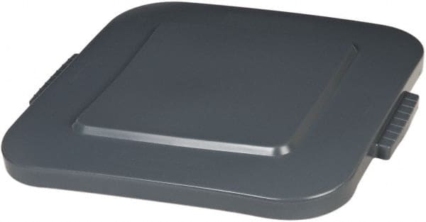 Trash Can & Recycling Container Lid: Square, For 40 gal Trash Can MPN:FG353900GRAY