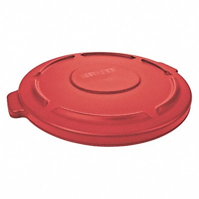 J2224 Trash Can Top Flat Snap-On Closure Red MPN:FG263100RED