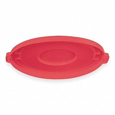 D1937 Trash Can Top Flat Snap-On Closure Red MPN:FG264560RED