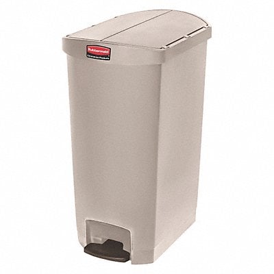 Trash Can Rectangular 18 gal Beige MPN:1883551