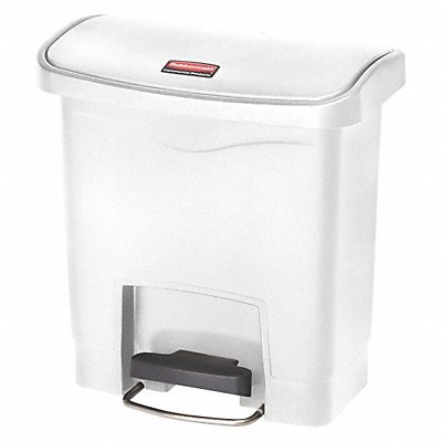 Wastebasket Rectangular 4 gal White MPN:1883554