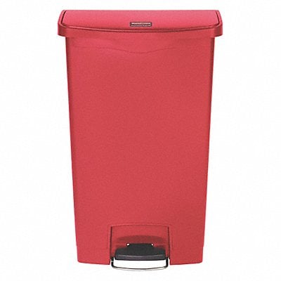 Trash Can Rectangular 18 gal Red MPN:1883568