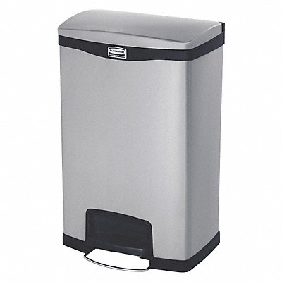 Trash Can Rectangular 13 gal Black MPN:1901992