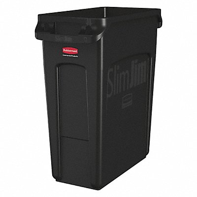 J6250 Utility Container 16 gal Plastic Black MPN:1955959