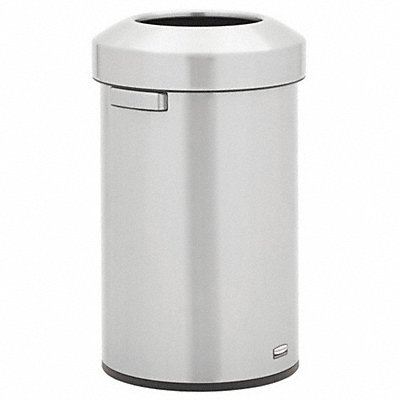 Trash Can Round Silver 16 gal MPN:2147583