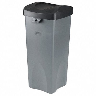 Trash Can Square Silver 35 gal. MPN:7YA67