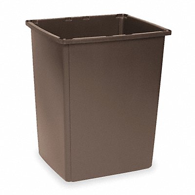 D0248 Trash Can 56 gal Brown Polyethylene MPN:FG256B00BRN