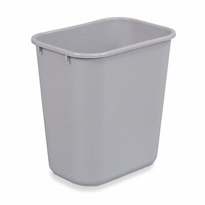 F9114 Wastebasket Rectangular 3-1/4 gal Gray MPN:FG295500GRAY