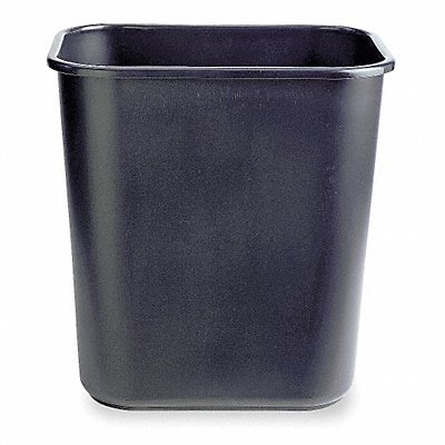 F9113 Wastebasket Rectangular 7 gal Black MPN:FG295600BLA