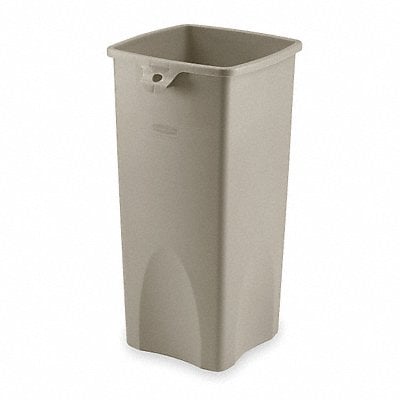 Trash Can Square 23 gal Beige MPN:FG356988BEIG