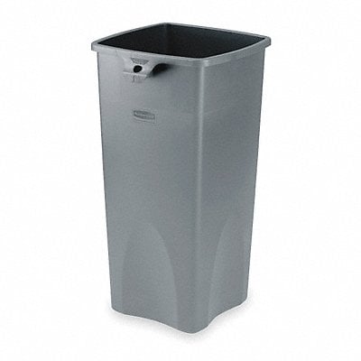 Trash Can Square 23 gal Gray MPN:FG356988GRAY