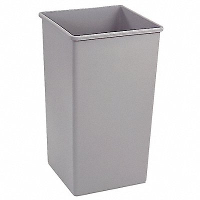 Trash Can Square 35 gal Gray MPN:FG395800GRAY