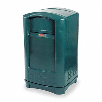 D0245 Trash Can 50 gal Green HDPE MPN:FG396400DGRN