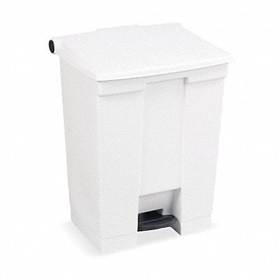 F9108 Step On Trash Can Rectangular 18 gal. MPN:FG614500WHT