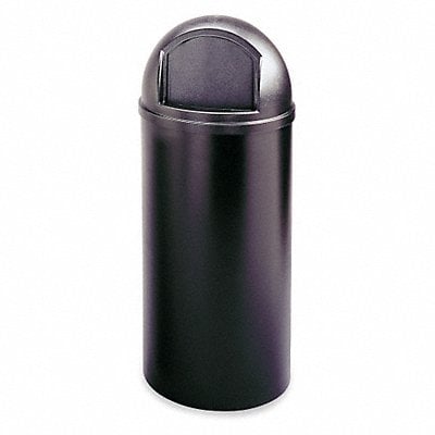 Trash Can Round 25 gal Black MPN:FG817088BLA