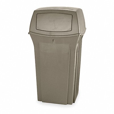 D0235 Trash Can 35 gal Beige Plastic MPN:FG843088BEIG