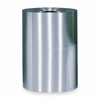 Fire-Rstnt Trash Can Rnd 55 gal Silver MPN:FGAOT62SAPL