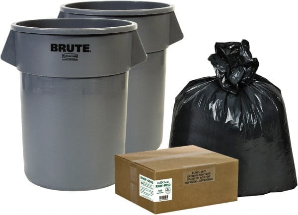 32 Gal Round Gray Trash Can MPN:9793506/5655449