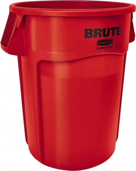 Trash Can: 10 gal, Round, Red MPN:FG261000RED