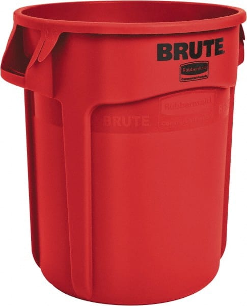 Trash Can: 20 gal, Round, Red MPN:FG262000RED