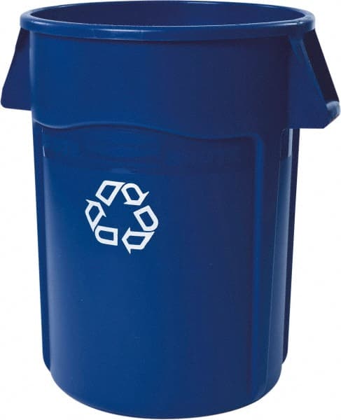 Recycling Container: 44 gal, Round, Blue MPN:FG264307BLUE