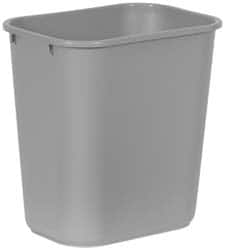 Trash Can: 28 qt, Rectangle, Gray MPN:FG295600GRAY